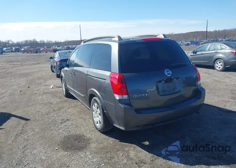 2005 Nissan Quest 3.5 z USA, uszkodzony, nr VIN 5N1BV28U75N134071